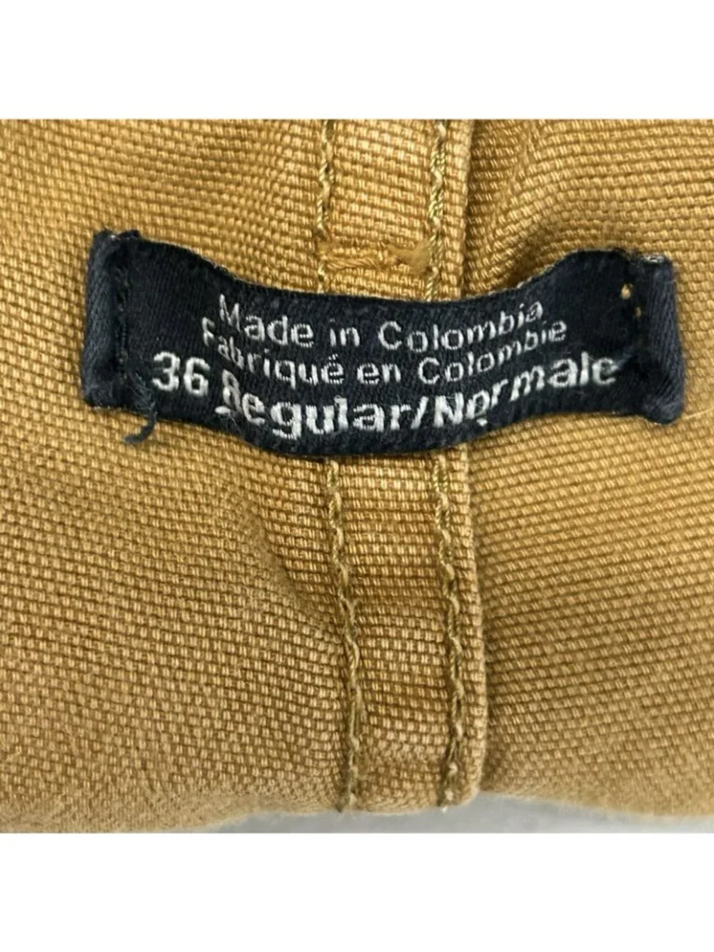 VTG The North Face Cotton Ripstop Cargo Shorts Men's 36R  Gold Hiking Camping